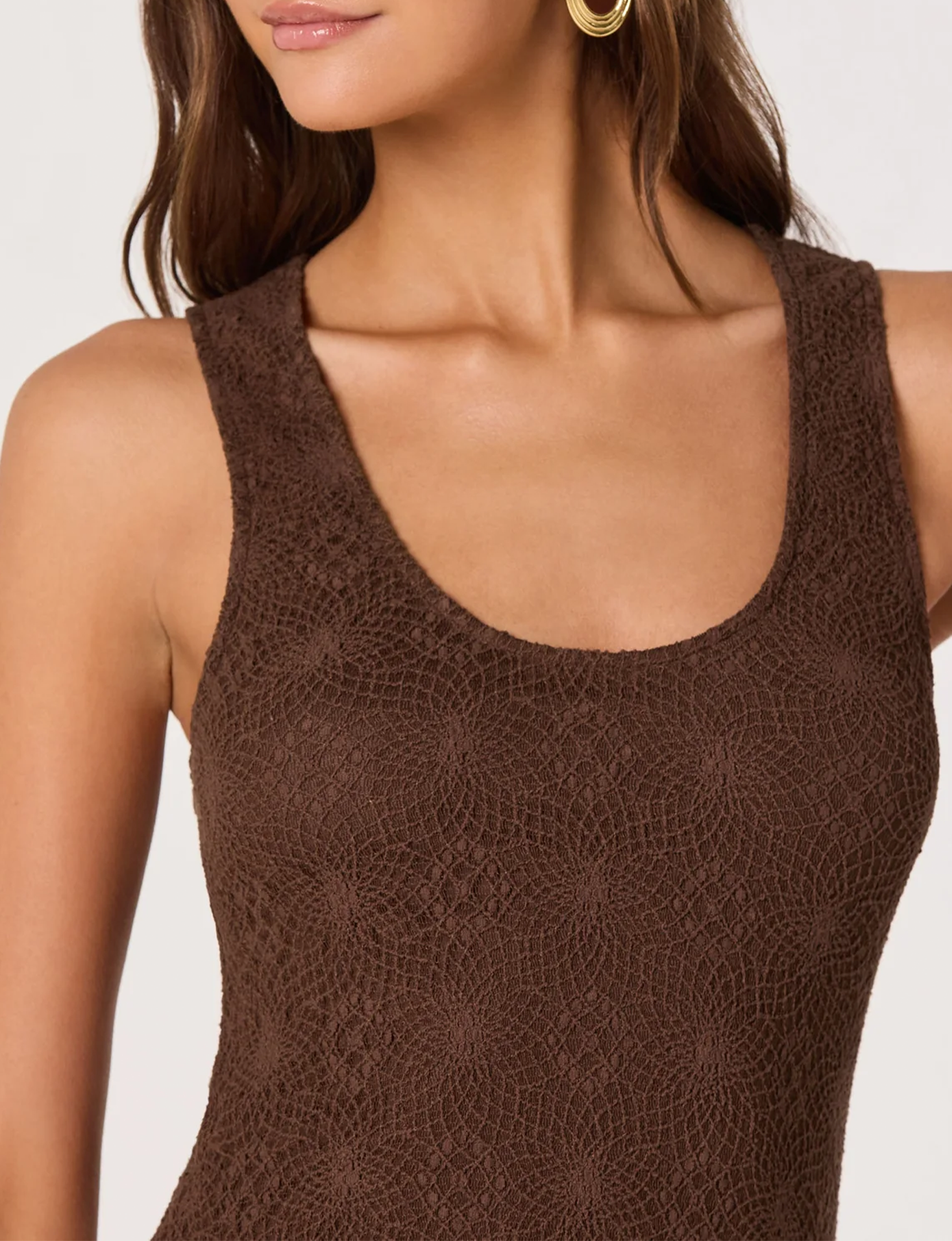 Freida Dress, Brown