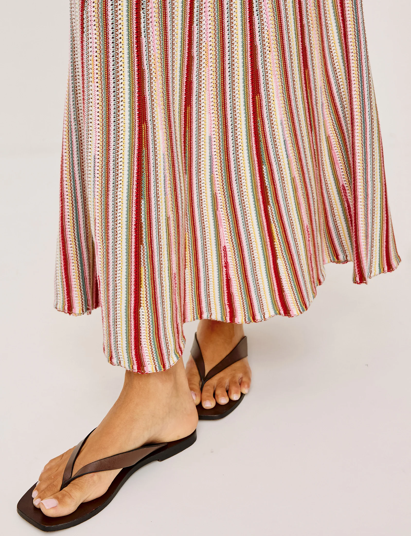 Nari Skirt, Havana Stripe