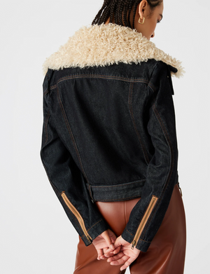 Lazuli Jacket, Washed Denim