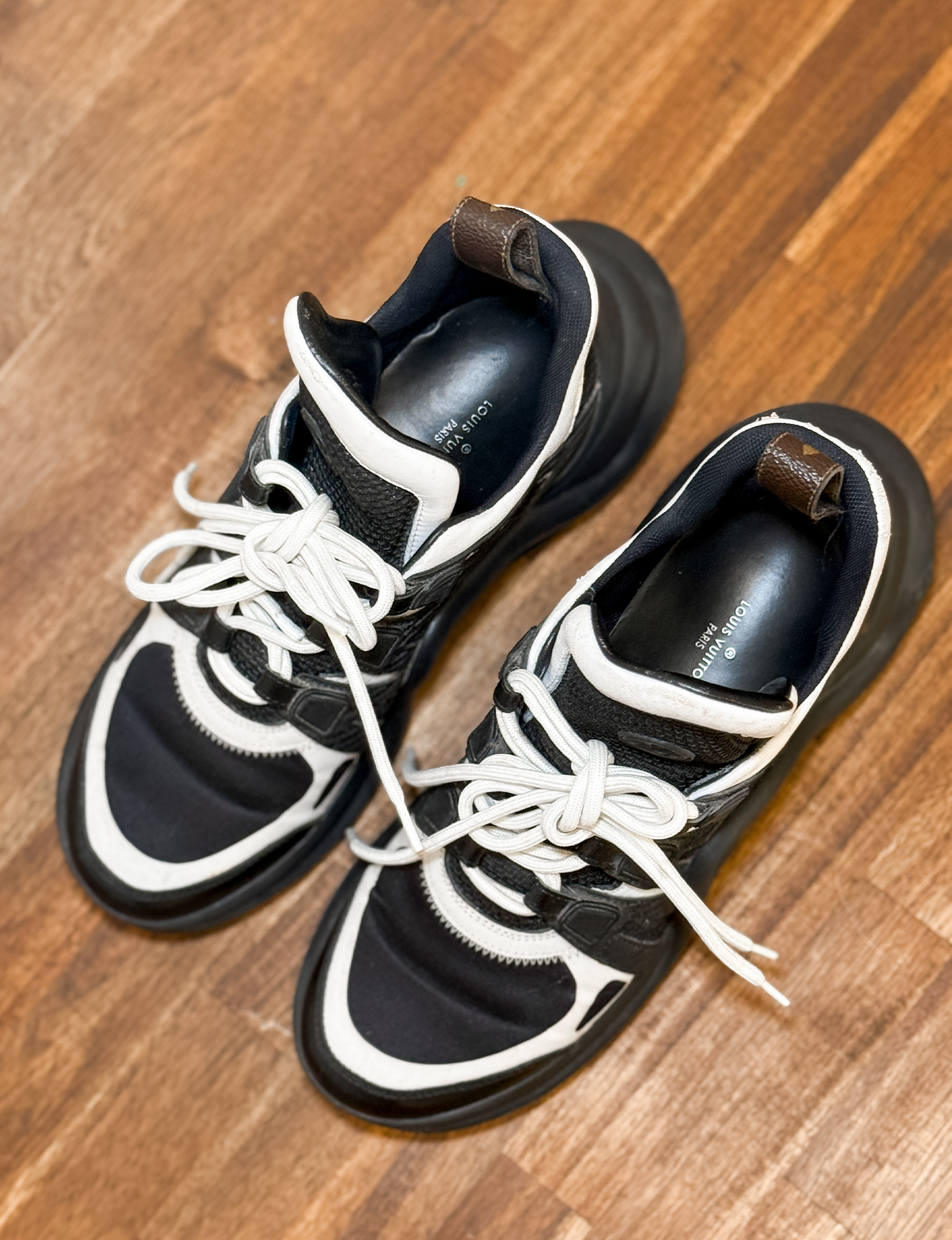 Louis Vuitton Archlight Panelled Sneaker, Black/White