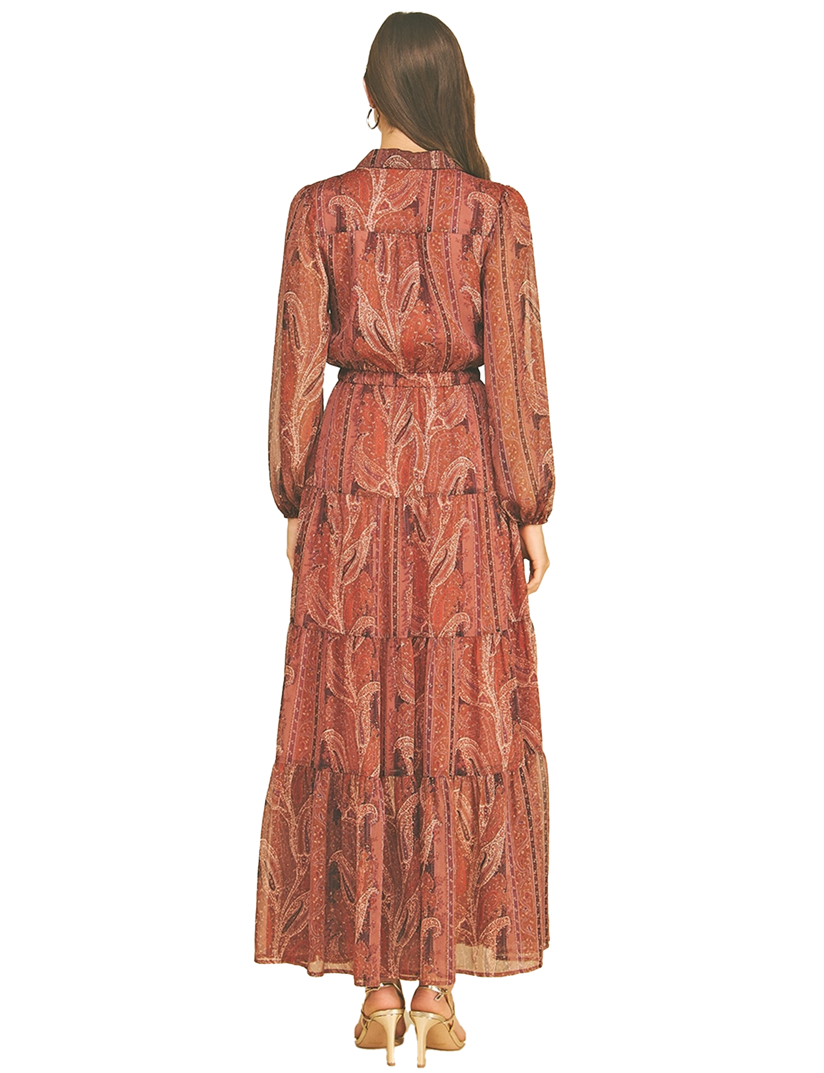 Presley Maxi Dress, Rust