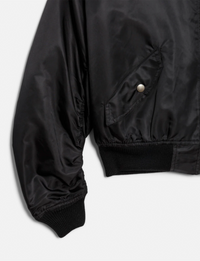 Classic Bomber Jacket, Black