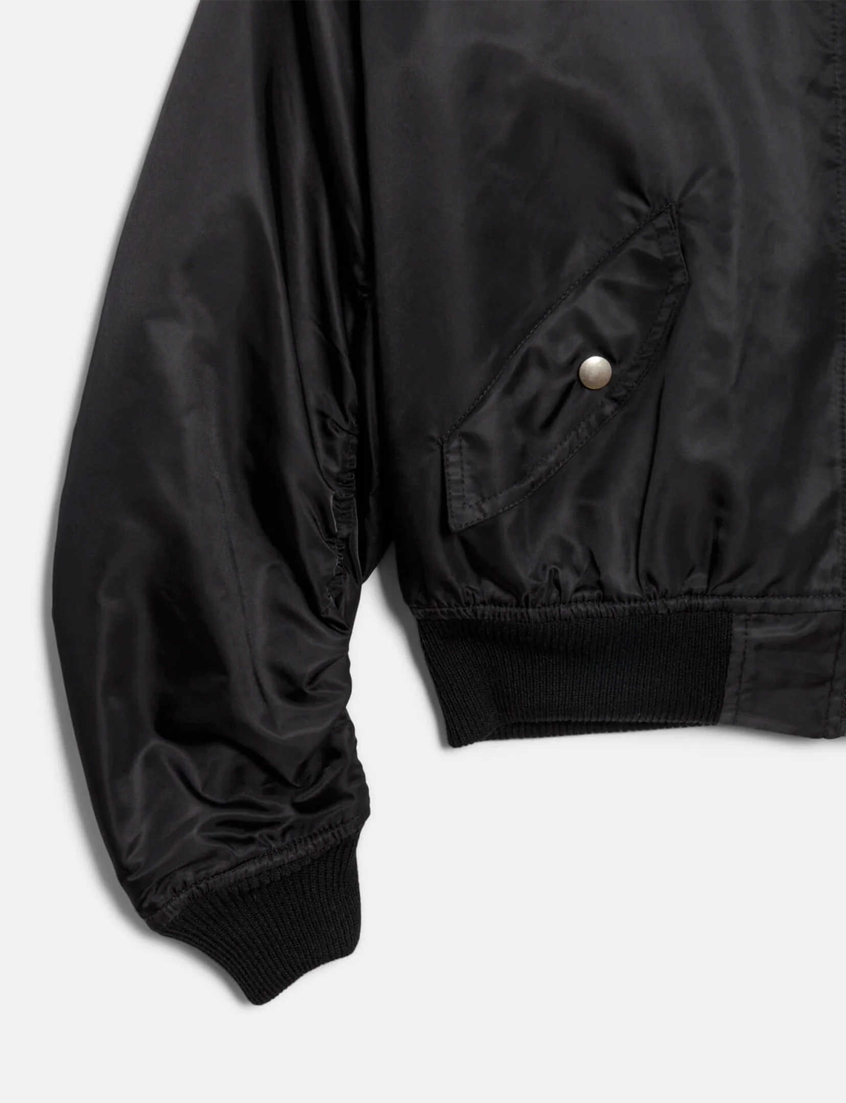 Classic Bomber Jacket, Black