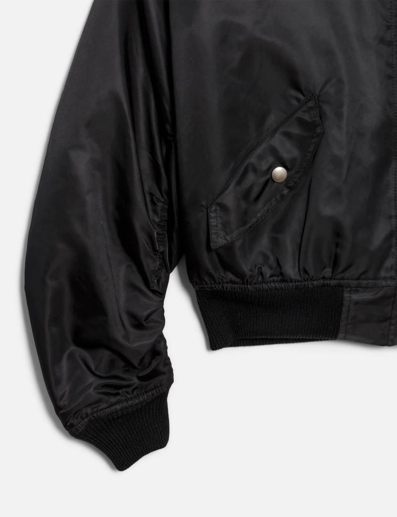 Classic Bomber Jacket, Black