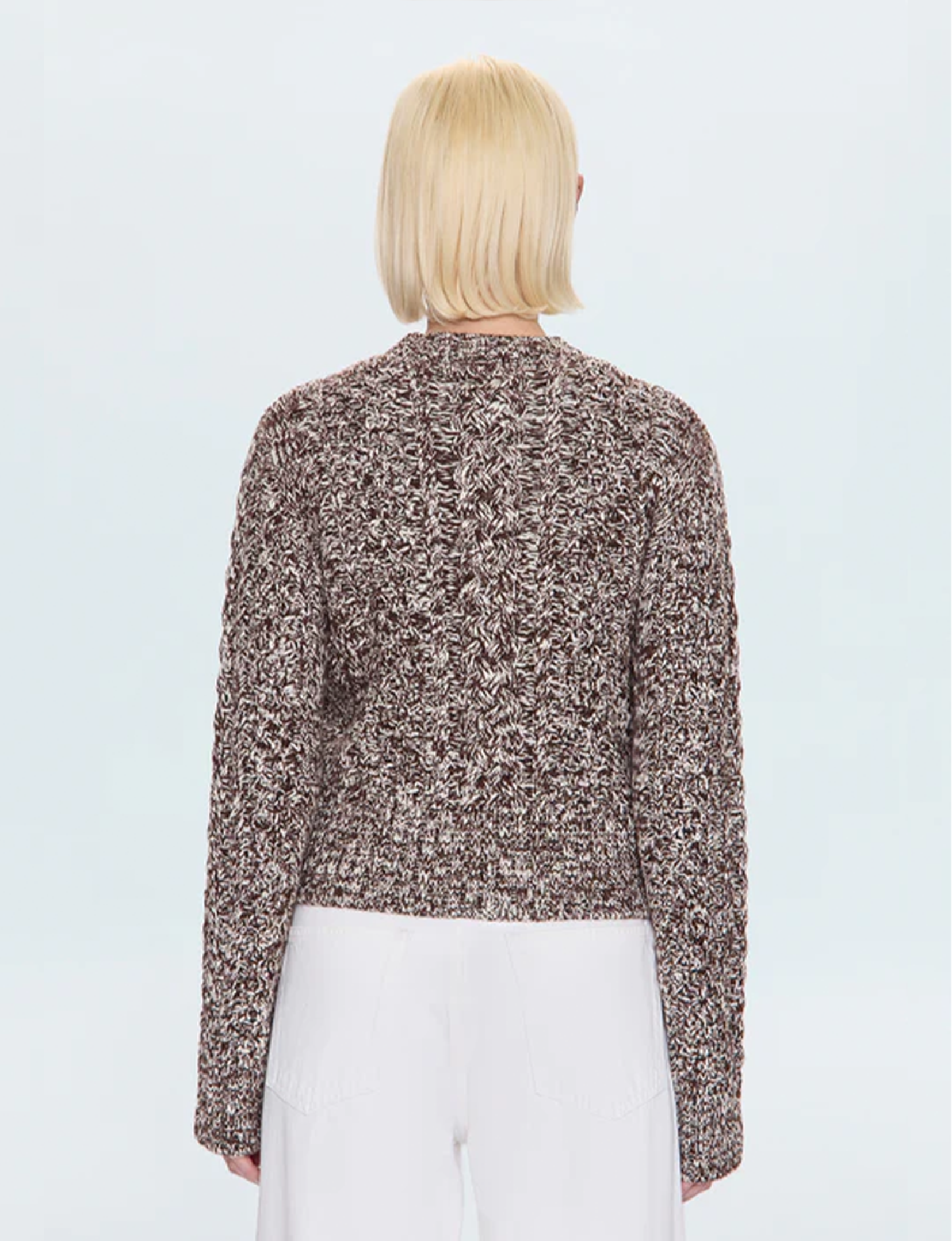 Quinn Sweater, Chocolate Marl