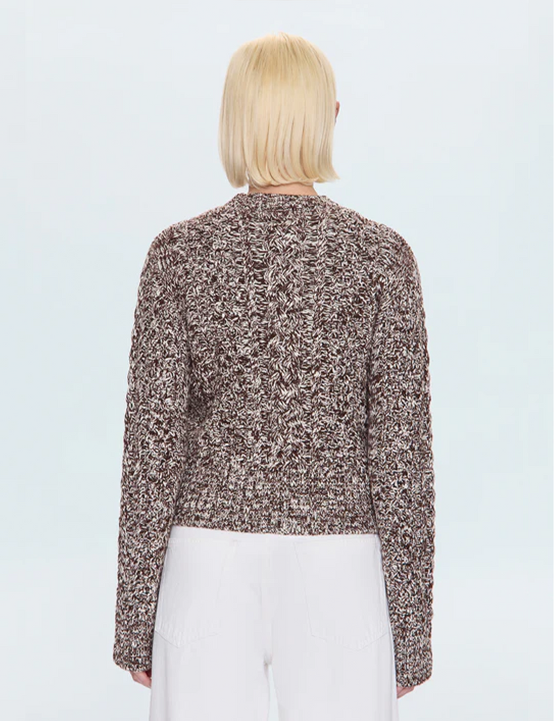 Quinn Sweater, Chocolate Marl