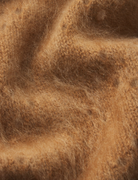 Cashmere Air Teddy Cardi, Camel