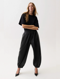 Freya Pull On Harem Pant, Black