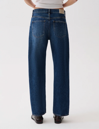 Lexi Mid Rise Bowed Jeans, Moonwave