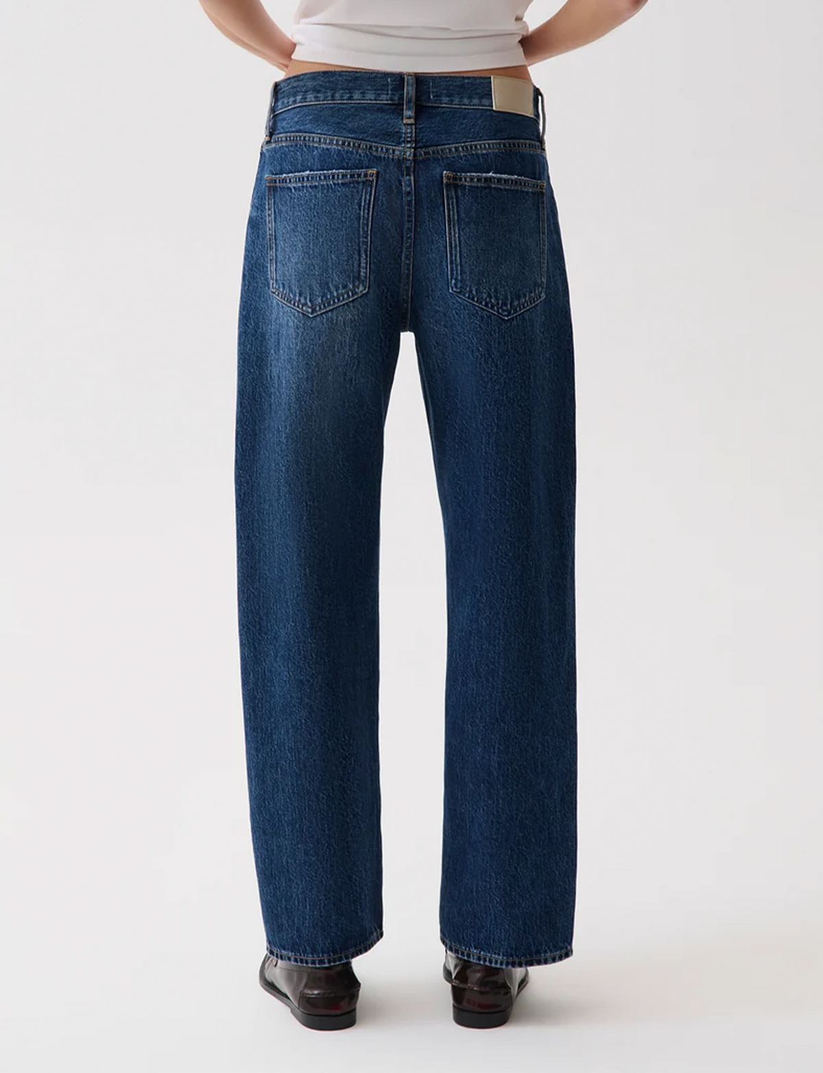 Lexi Mid Rise Bowed Jeans, Moonwave