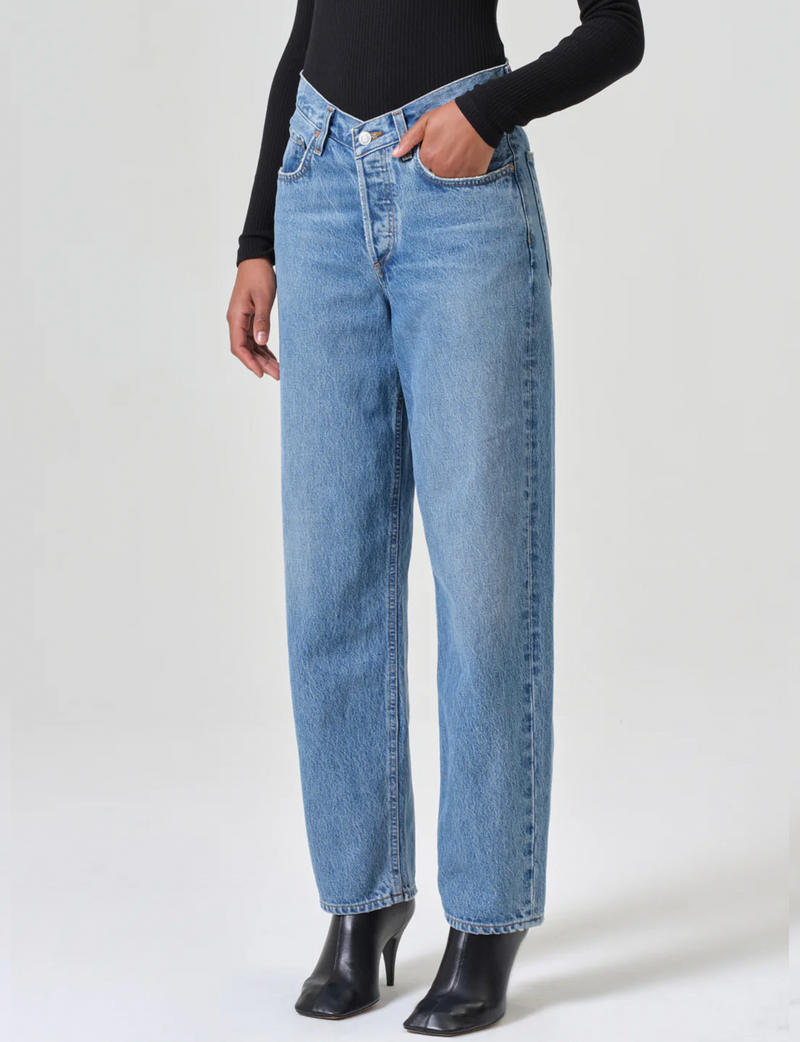 V-Waist Baggy Jean, Fairway