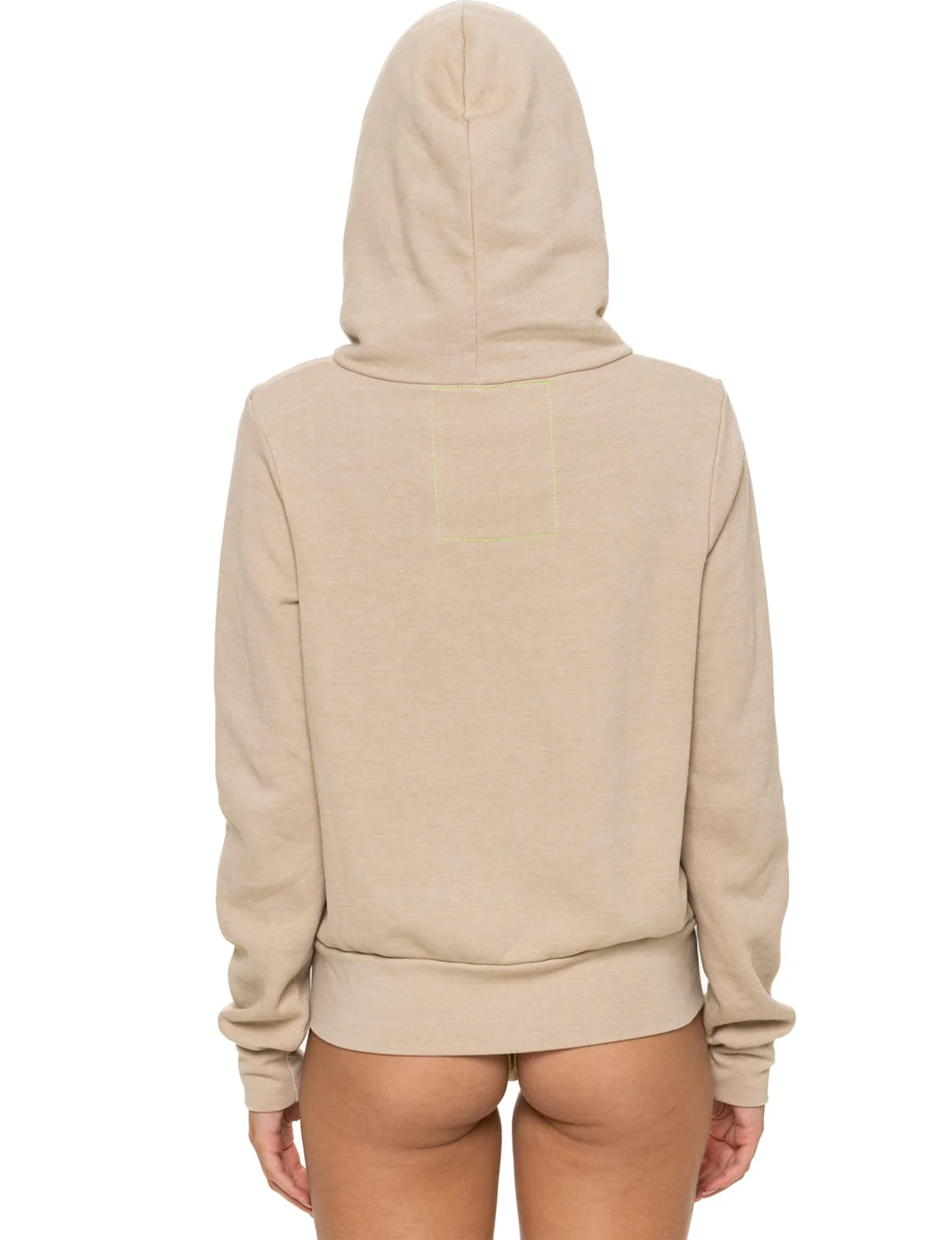 5 Stripe Zip Hoodie, Sand/Tan