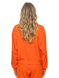 SF Giants Relaxed Crew Sweatshirt, Orange