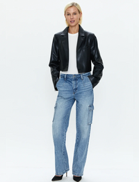 Jolie Cropped Blazer, Noir