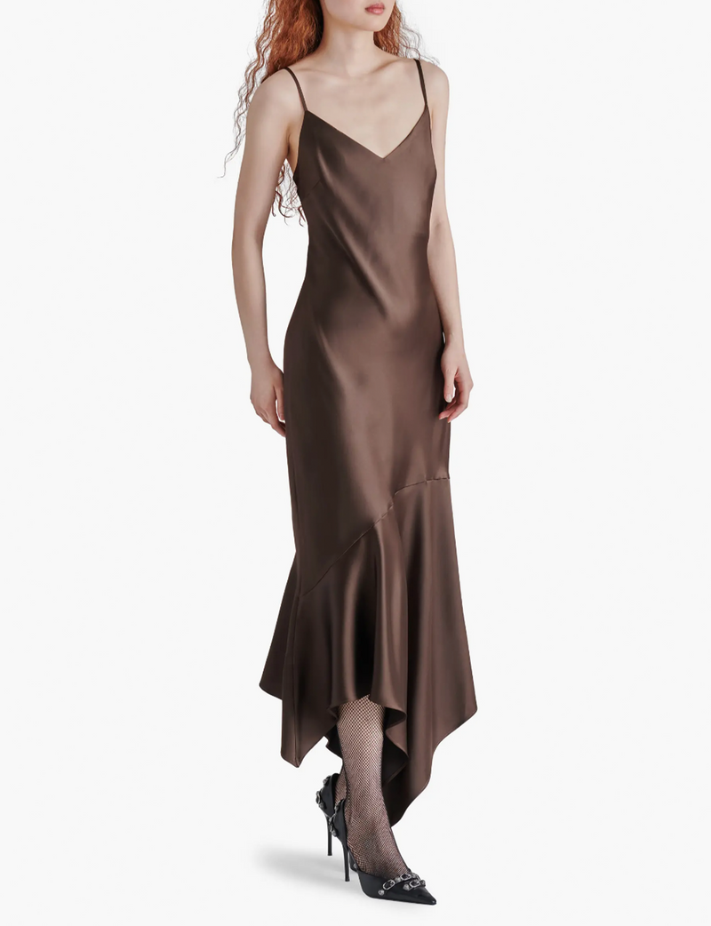 Lucille Dress, Dark Espresso