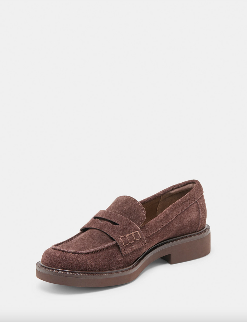 Tiggy Loafers, Mahogany Suede