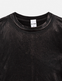 90s Baby Long Sleeve, Black Foil