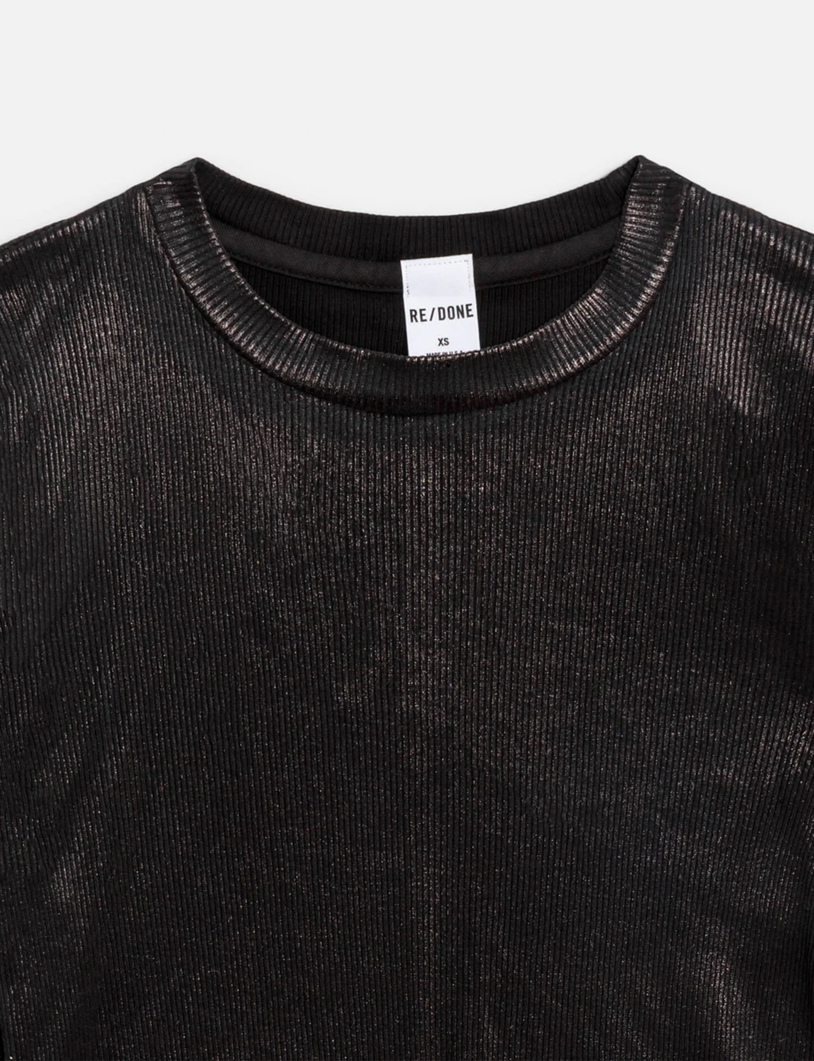 90s Baby Long Sleeve, Black Foil