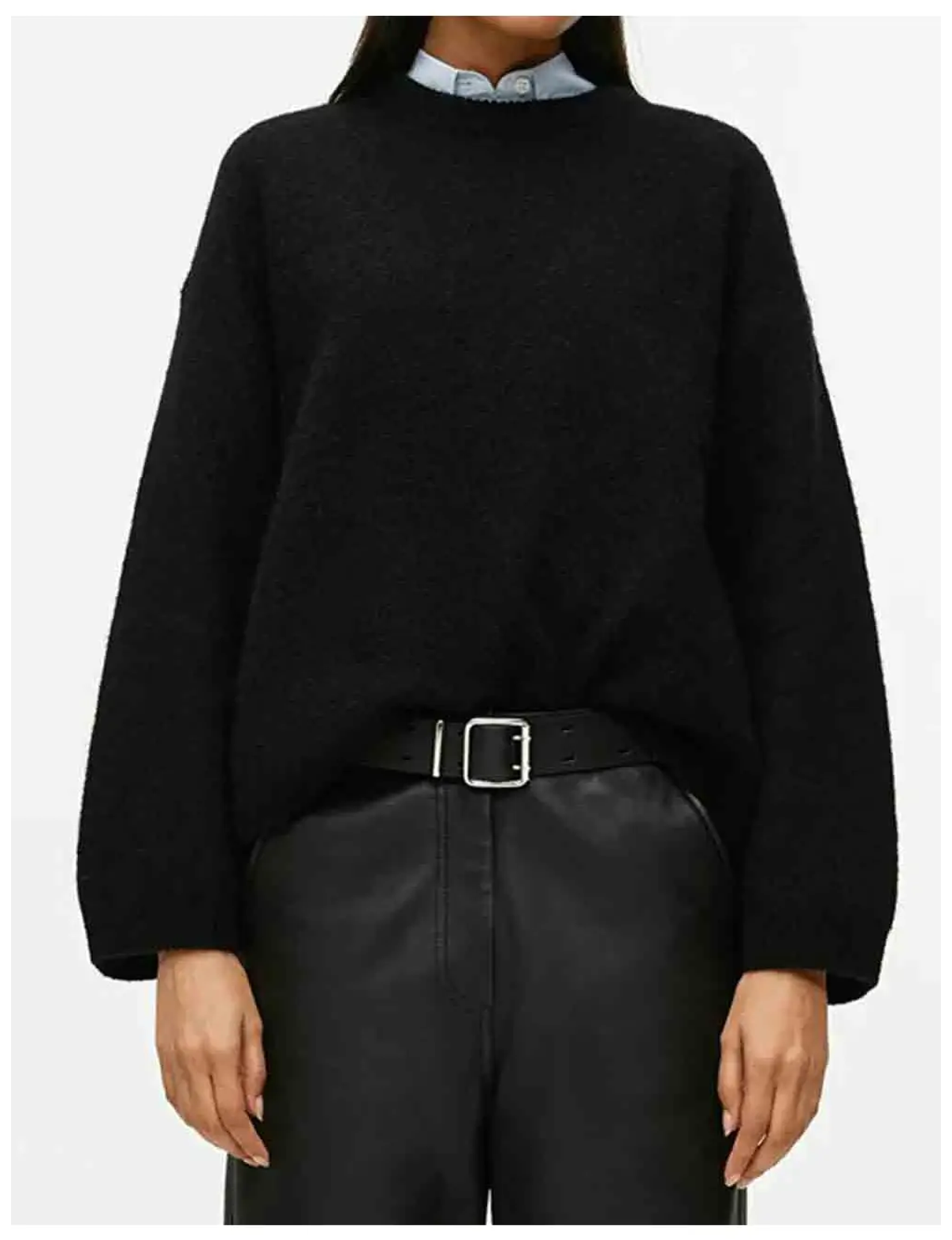 Pullover Sweater, Black