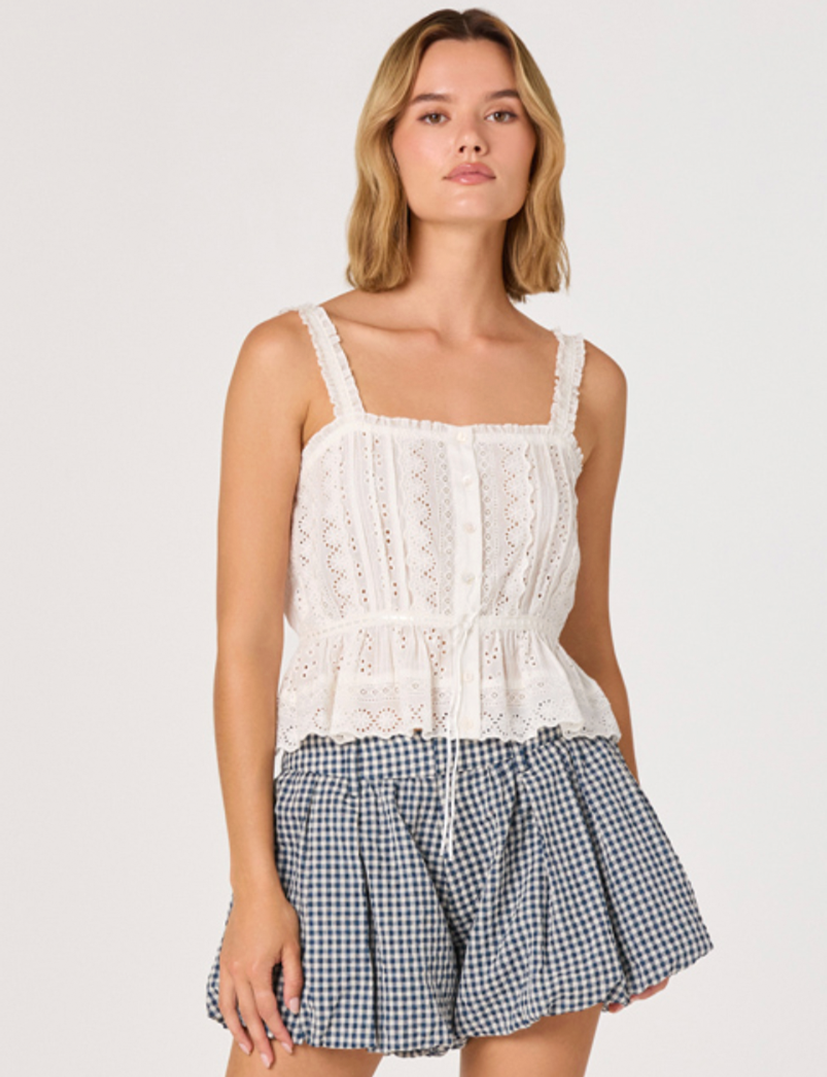 Saanvi Top, White