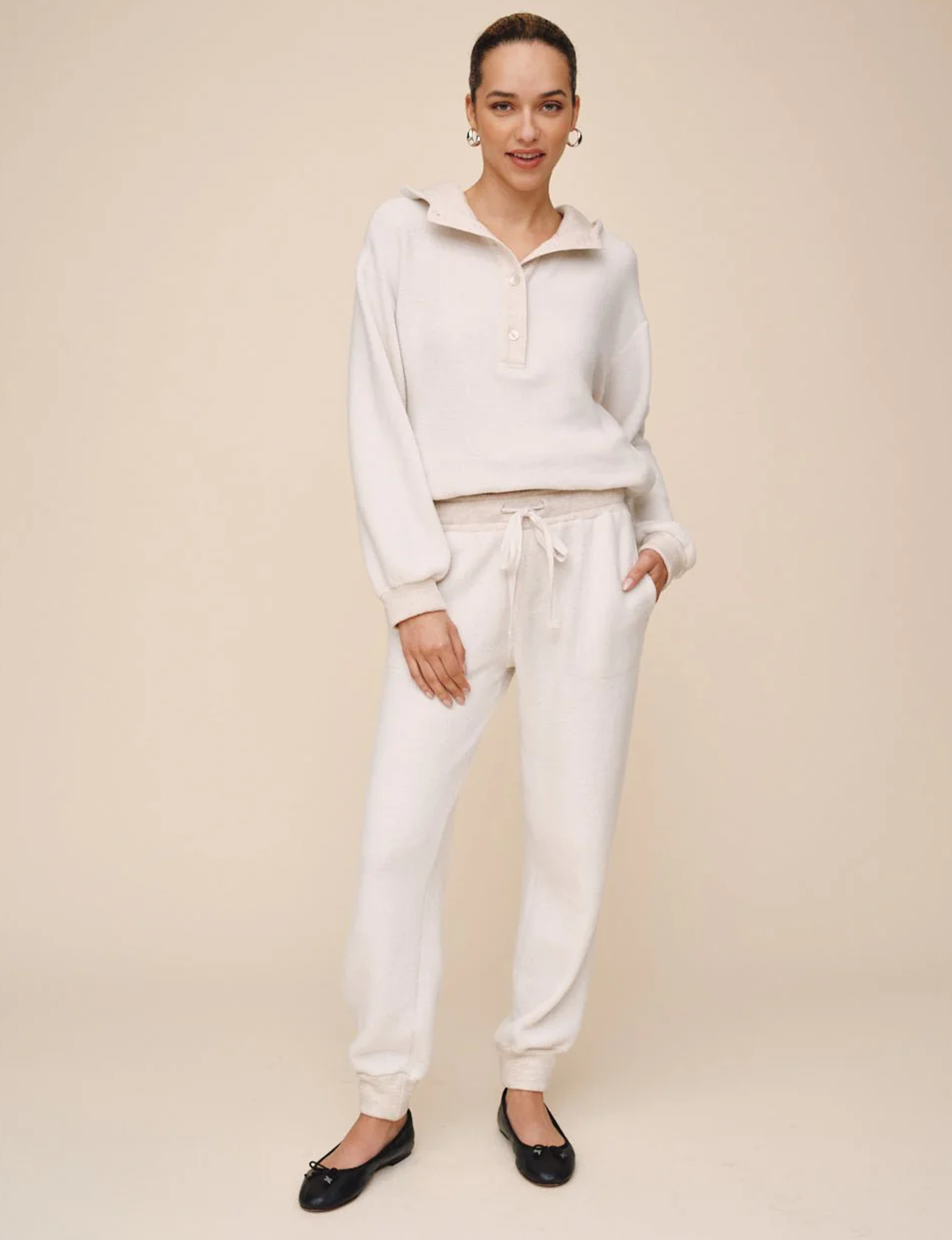 Contrast Sweatpant, Oatmeal