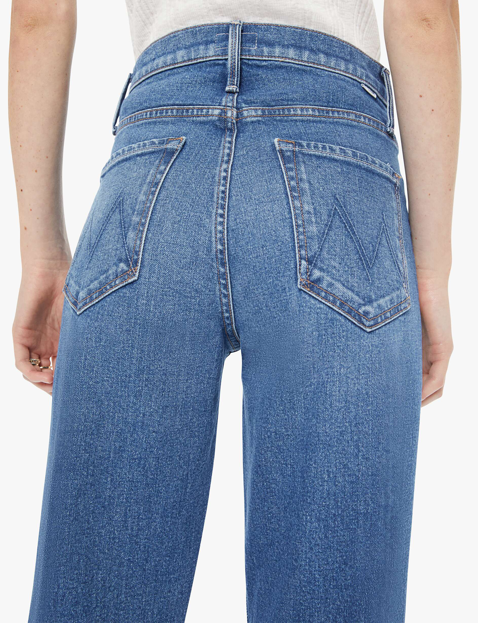 High Waisted Bookie Sneak Jean, Knick Knack Paddy Whack