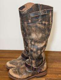 Freebird Tall Leather Boots, Distressed Brown