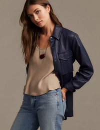 Belted Utility Jacket, Ink