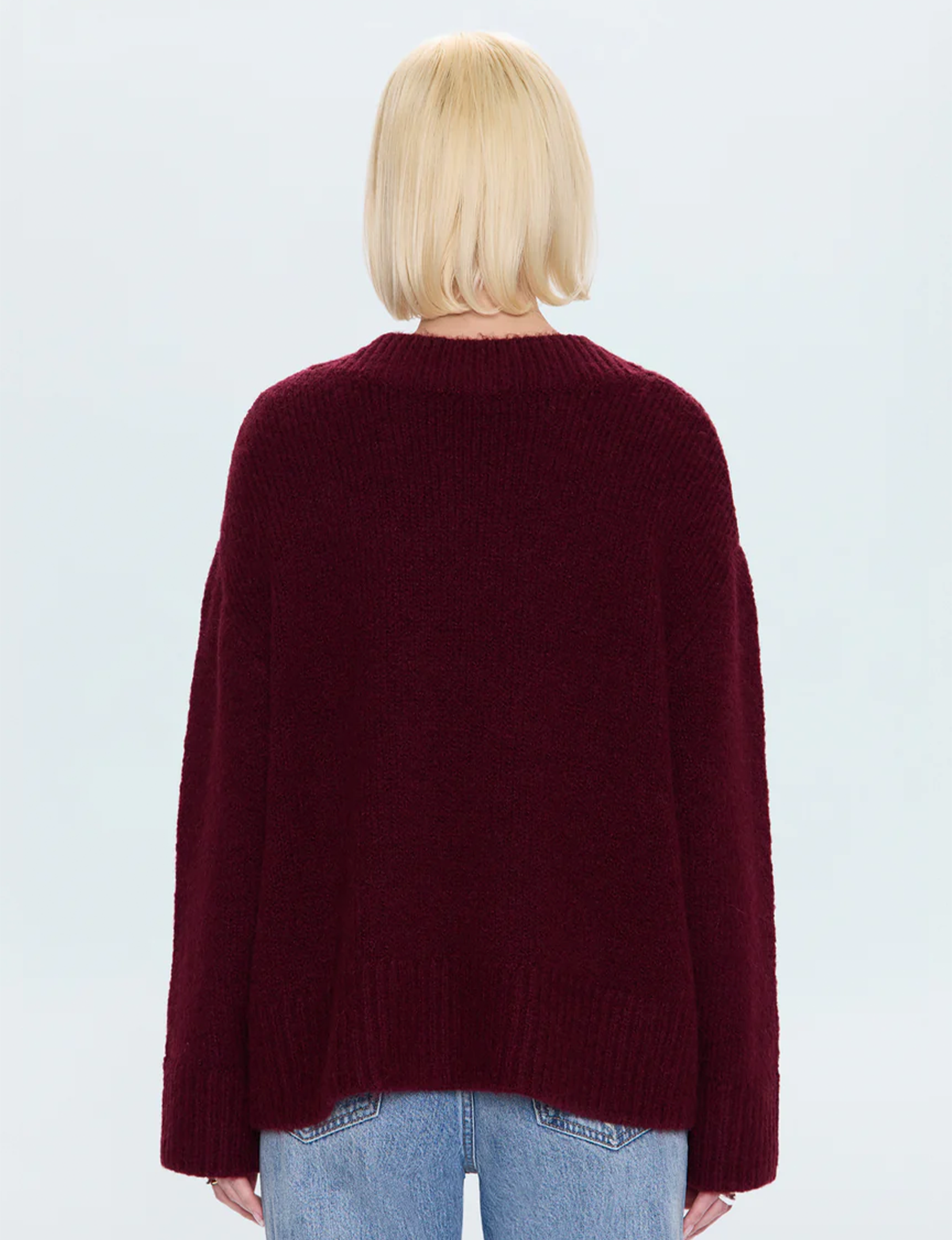 Talia Sweater, Claret