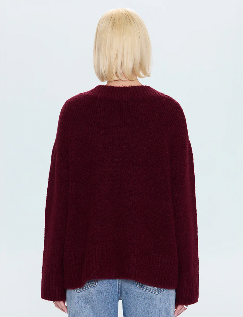 Talia Sweater, Claret