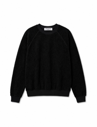 Oversized Ziggy Inside Out Sweatshirt, True Black
