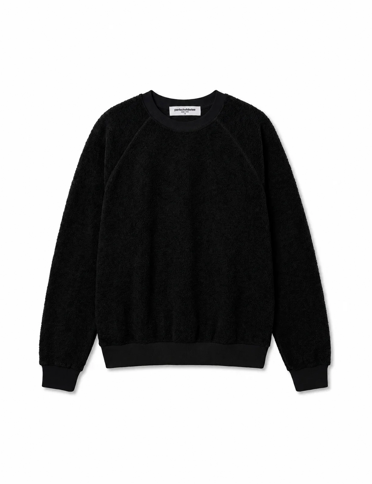 Oversized Ziggy Inside Out Sweatshirt, True Black