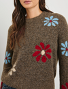 Anise Sweater, Winter Floral