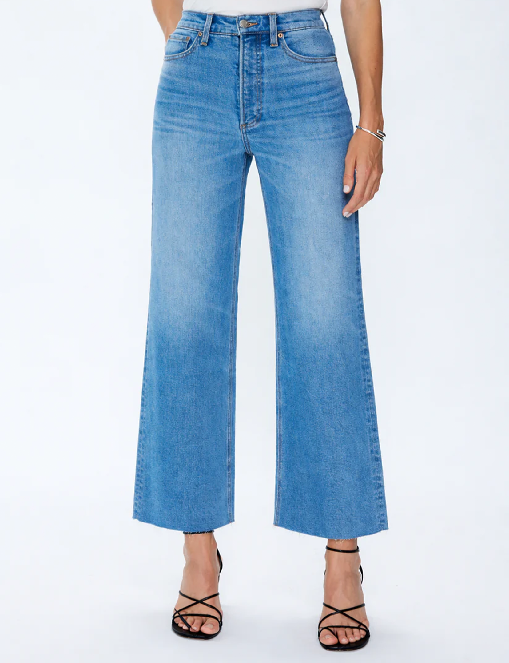 Lana Crop Wide Leg Denim, Wild Heart