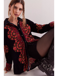 One Night Velvet Top, Night Owl/Combo