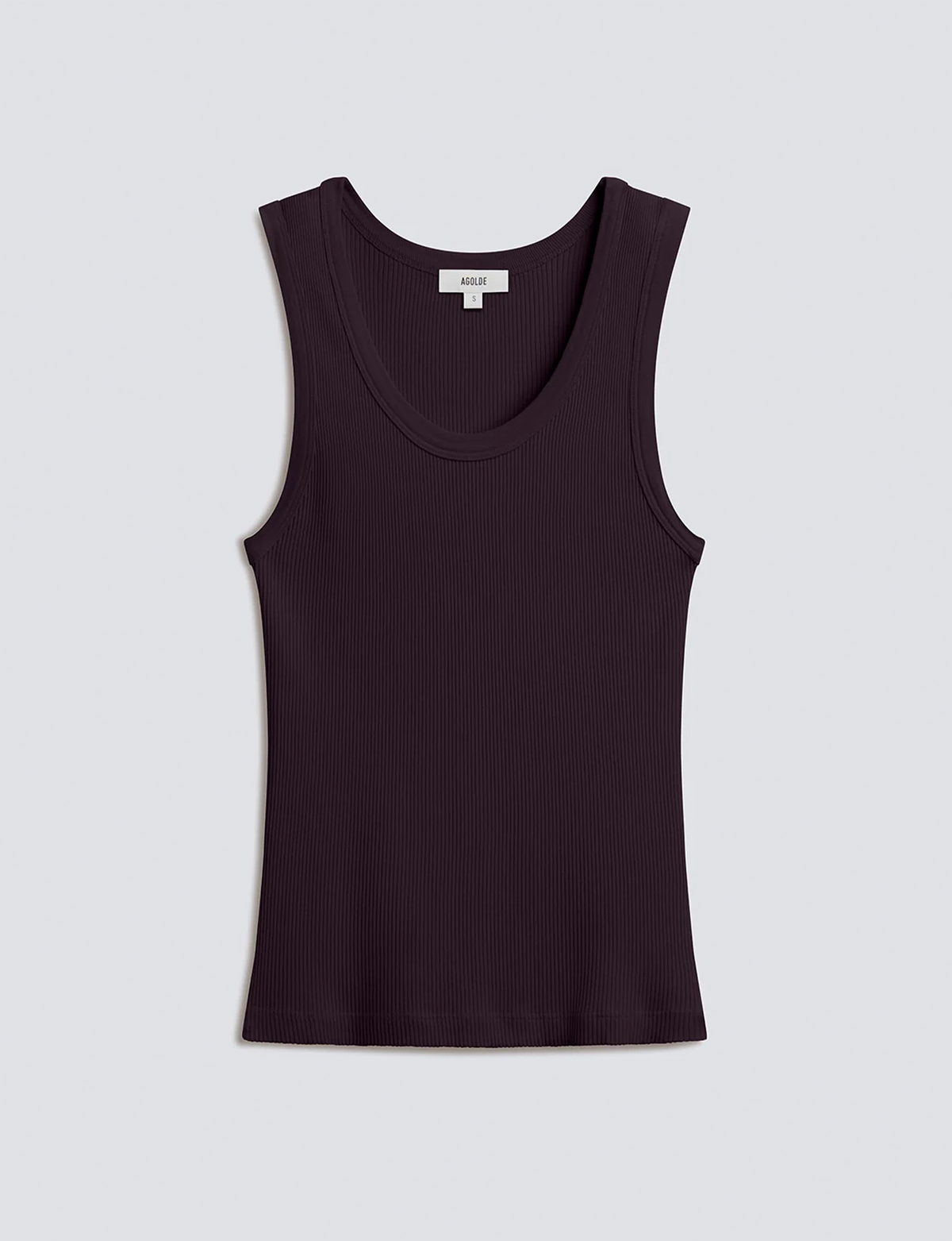 Poppy Scoop Neck Tank, Eggplant