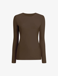 Butter L/S Crewneck Top, Cadet