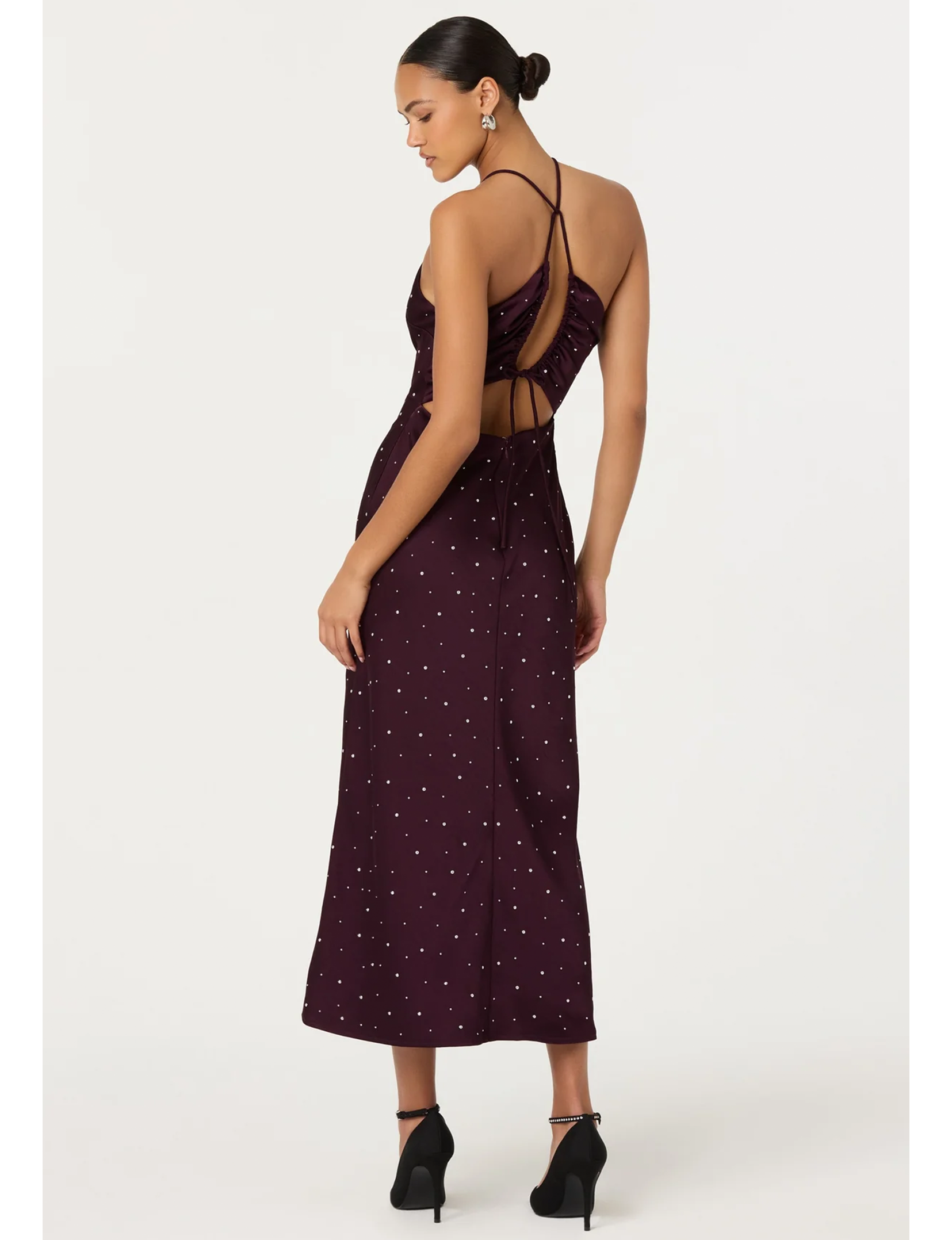Halley Dress, Deep Purple