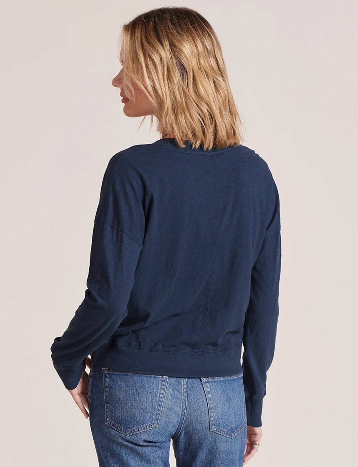 Deep VNeck Pullover, Hale Navy