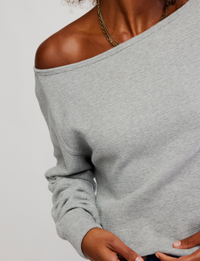 WTF Jess Long Sleeve, Heather Grey