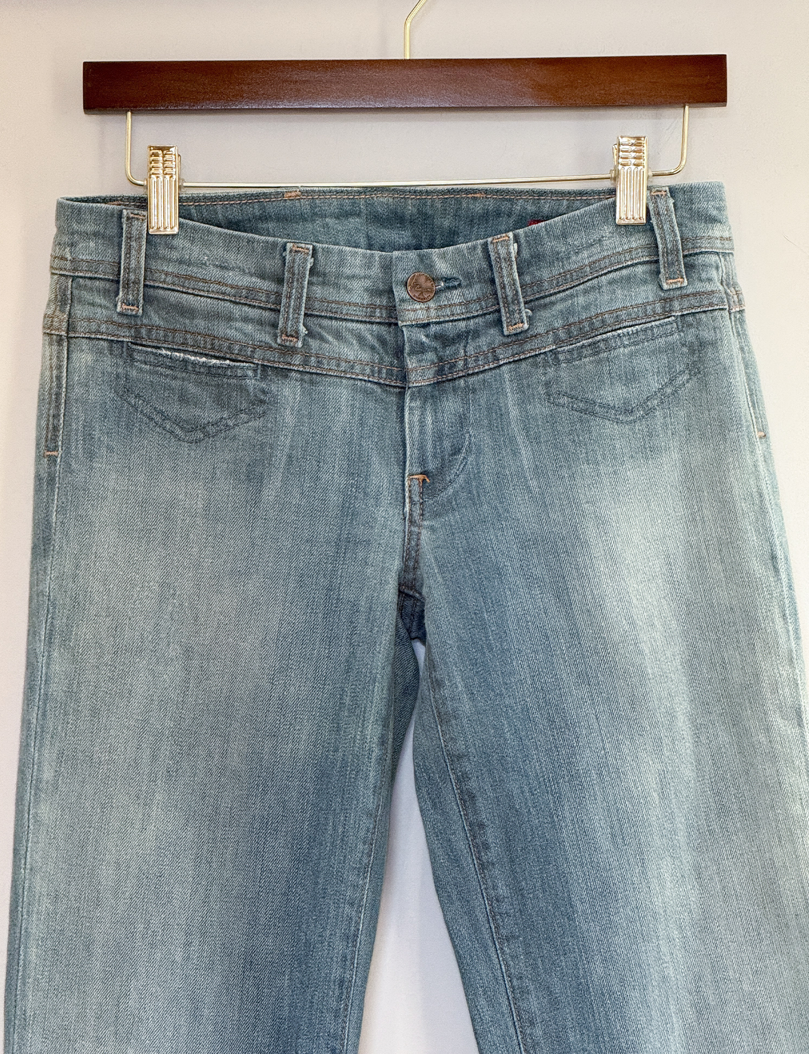 Citizens Of Humanity Low Rise Bell Bottom Jeans, Light Wash