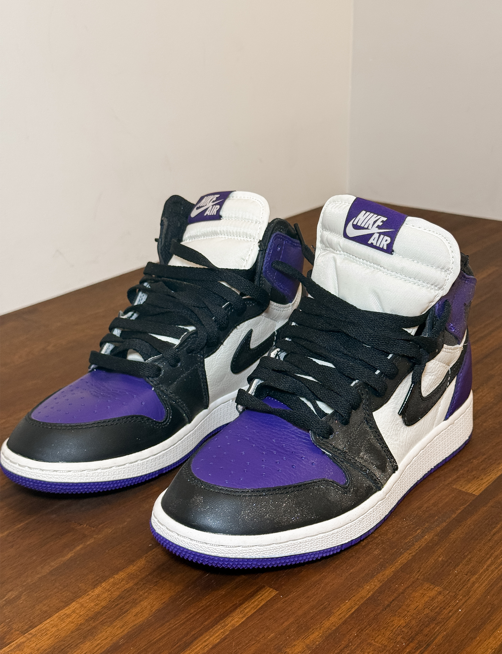 Nike Jordan 1 Retro High "OG" Sneakers, Court Purple