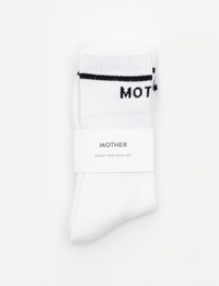 "Mother F*cker" Socks, White/Black