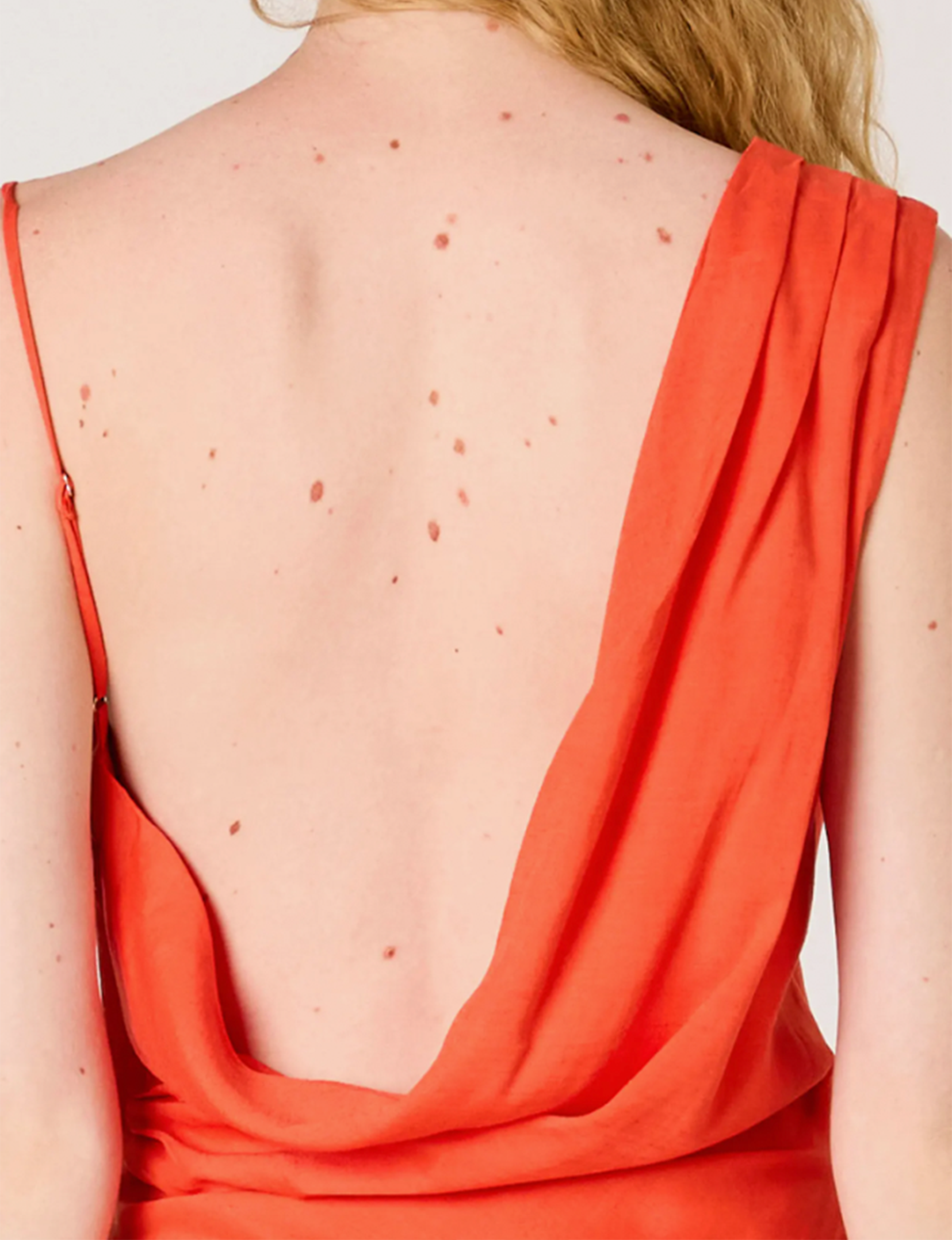 Cielo Dress, Coral Red