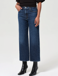 Harper Mid Rise Wide Leg Crop, Echo