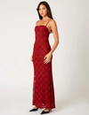 Vetiver Dress, Merlot