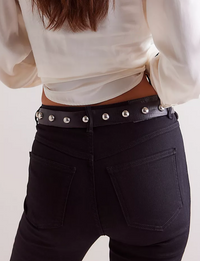 Rhodes Stud Belt, Black