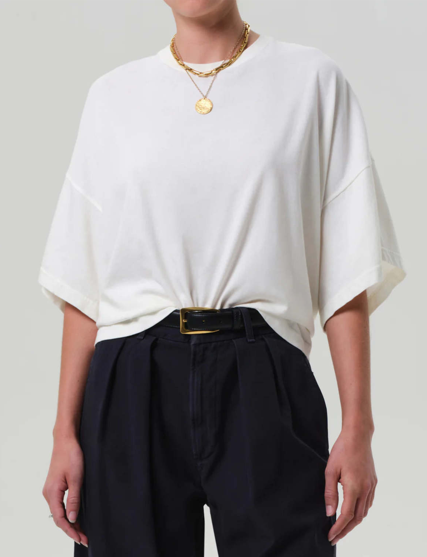 Cape Tee, White
