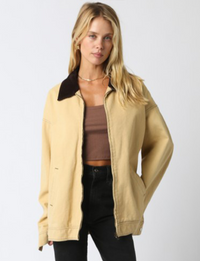 Elliott Barn Jacket, Taupe