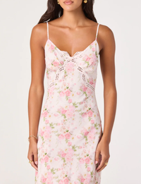 Liran Dress, Pink Floral